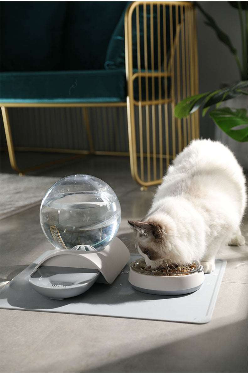 Cat Gravity Waterer Bowl Dispenser Cat Gravity Waterer Bowl Dispenser Furvenzy
