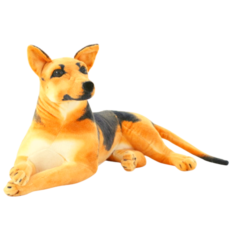Realistic German Shepherd Dog Plush Stuffed Toy Realistic German Shepherd Dog Plush Stuffed Toy Furvenzy