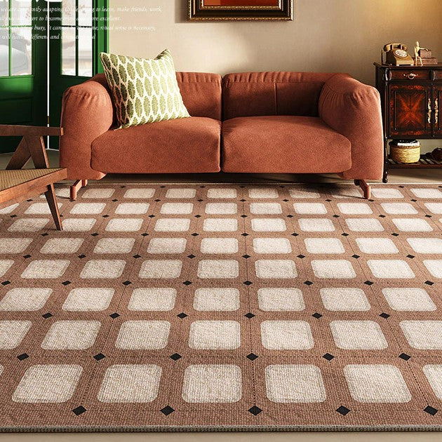 Checkered Rug - High-End Area Rug Checkered Rug - High-End Area Rug Furvenzy