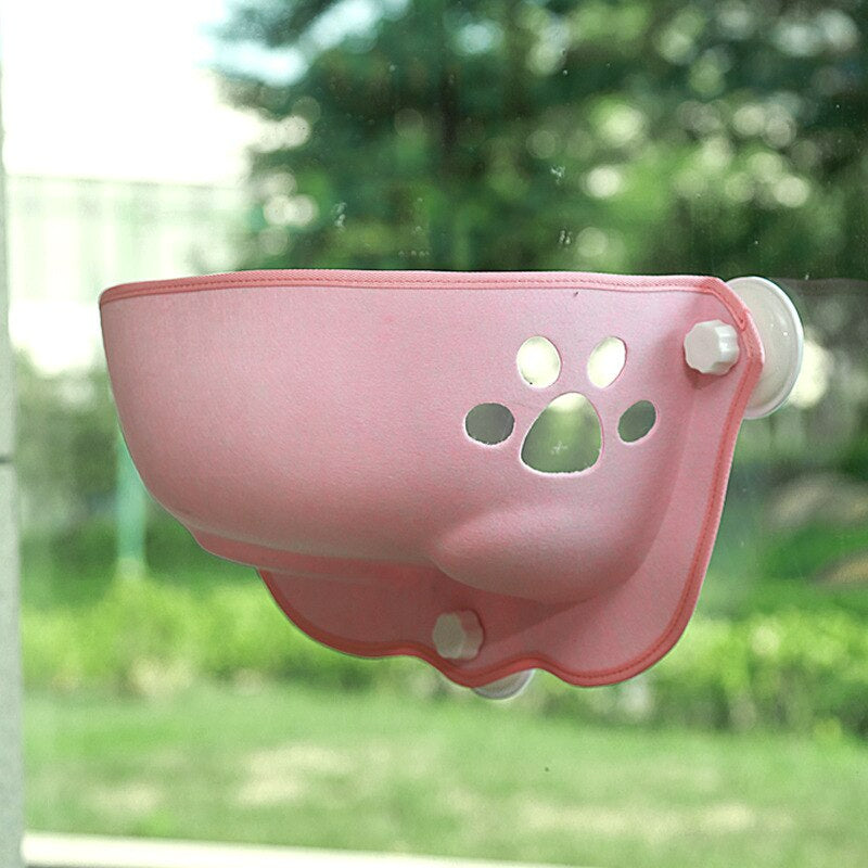 Cat Hanging Beds Hammock - Window Mount Cat Hanging Beds Hammock - Window Mount Furvenzy Pink 2
