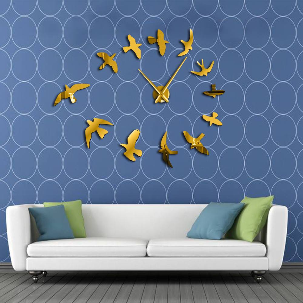 Flying Birds Wall Clock Flying Birds Wall Clock Furvenzy
