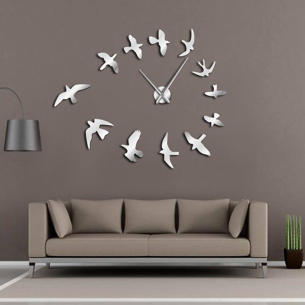 Flying Birds Wall Clock Flying Birds Wall Clock Furvenzy