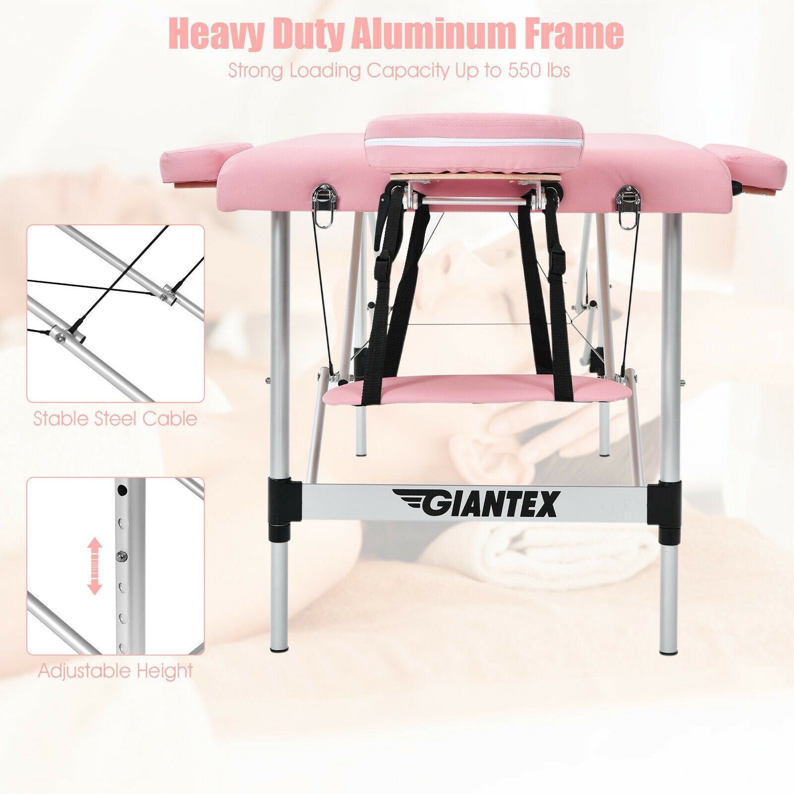 Portable Massage Table & Facial Spa Bed Portable Massage Table & Facial Spa Bed Furvenzy