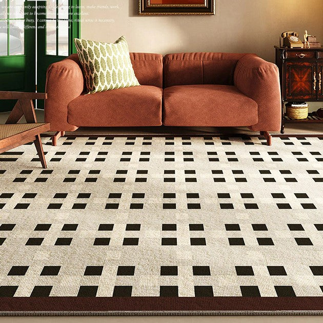 Checkered Rug - High-End Area Rug Checkered Rug - High-End Area Rug Furvenzy