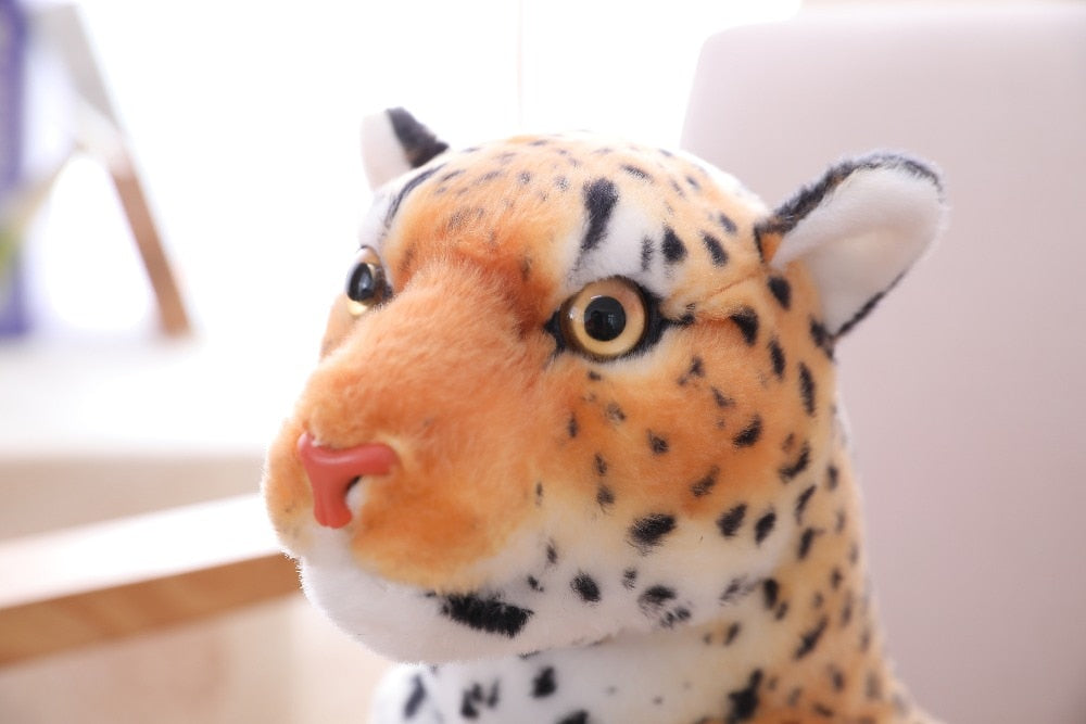 Realistic Leopard Tiger Plush Stuffed Toy Realistic Leopard Tiger Plush Stuffed Toy Furvenzy