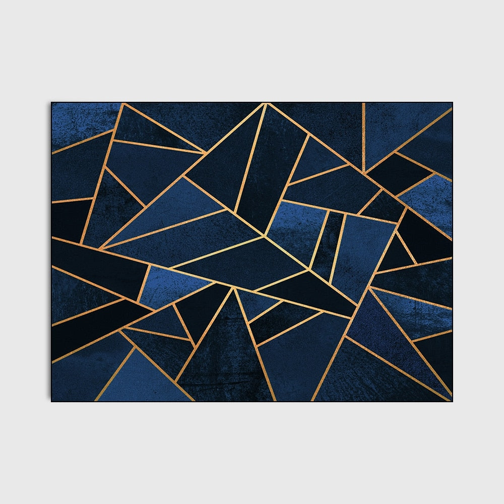 Mid Century Modern Rug - Living Room Carpet Mid Century Modern Rug - Living Room Carpet Furvenzy Blue Yellow 40cmX60cm