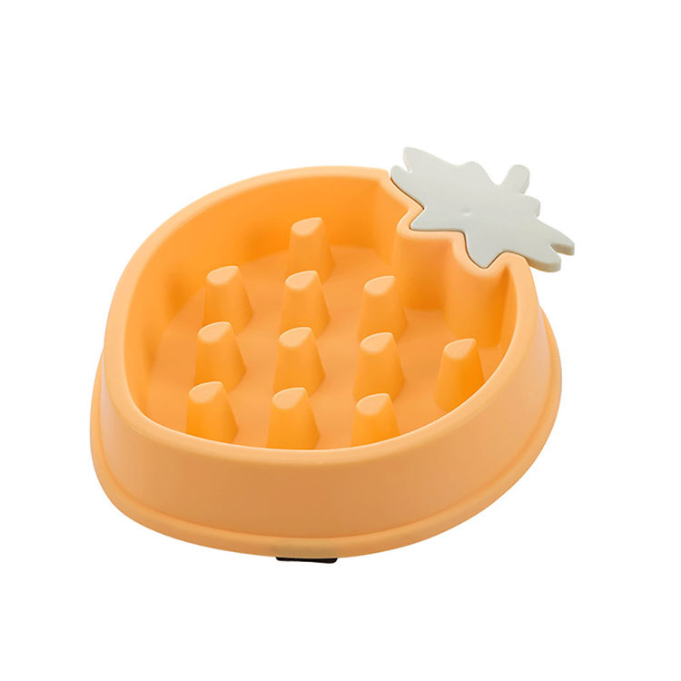 Pet Slow Bowl Pet Slow Bowl Pet Bowls, Feeders & Waterers Furvenzy Yellow