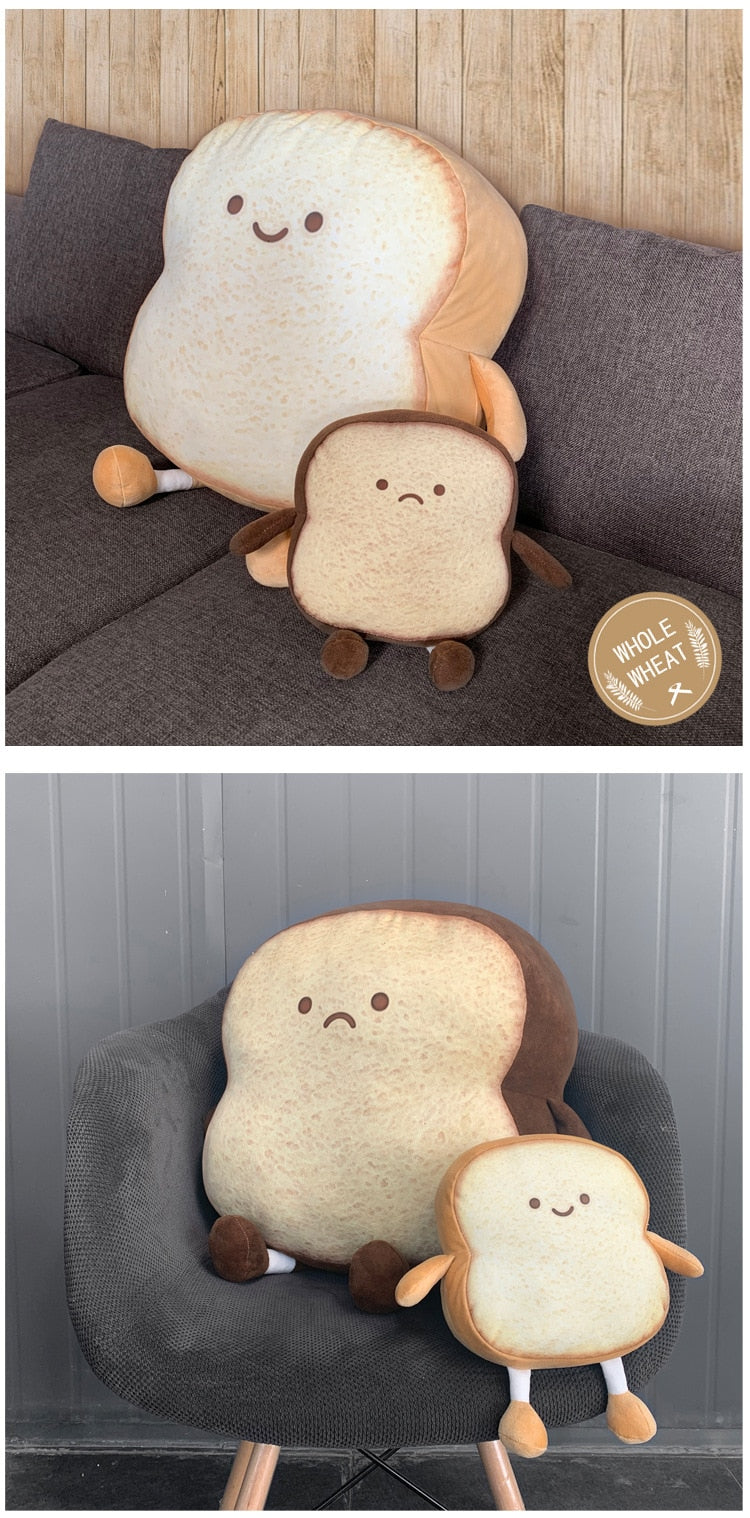 Toast Plush Stuffed Toy Pillow Toast Plush Stuffed Toy Pillow Furvenzy