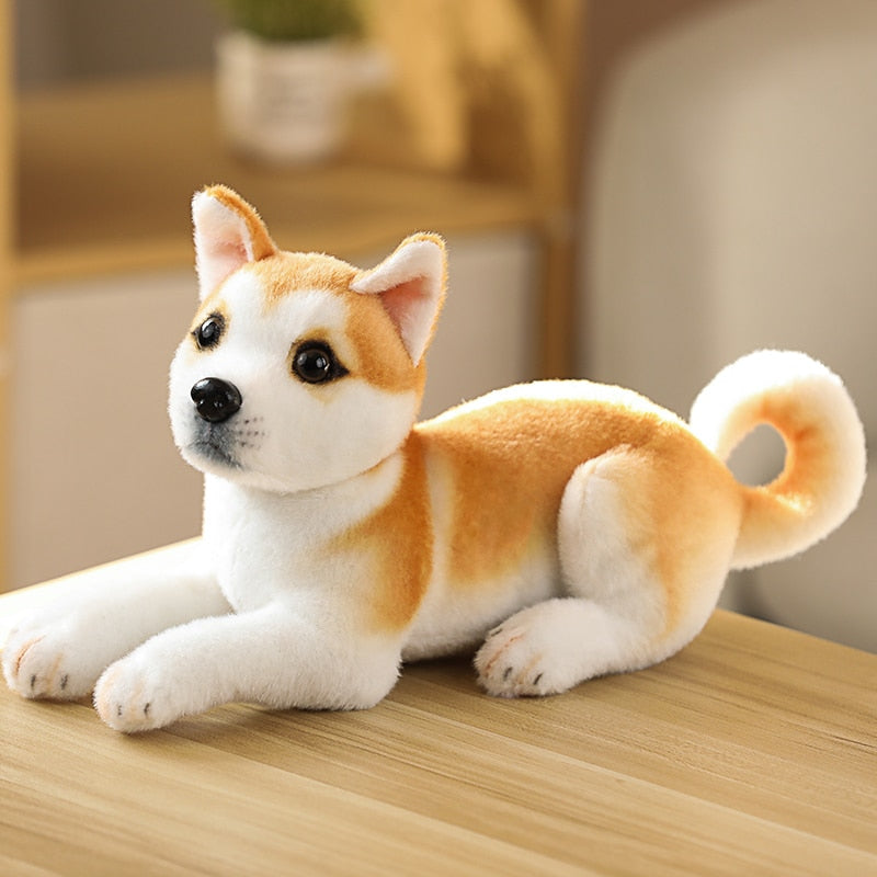 Realistic Dogs Plush Toys - Husky / Shiba Inu / Dalmatian / Pug / Migru Realistic Dogs Plush Toys - Husky / Shiba Inu / Dalmatian / Pug / Migru Furvenzy Shiba inu