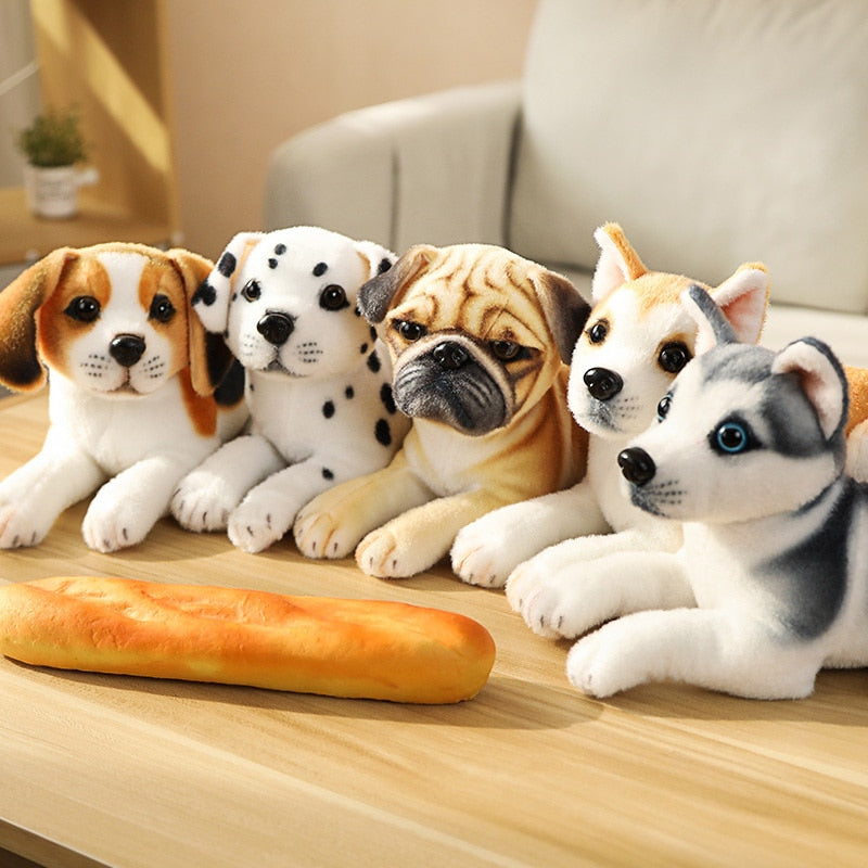 Realistic Dogs Plush Toys - Husky / Shiba Inu / Dalmatian / Pug / Migru Realistic Dogs Plush Toys - Husky / Shiba Inu / Dalmatian / Pug / Migru Furvenzy