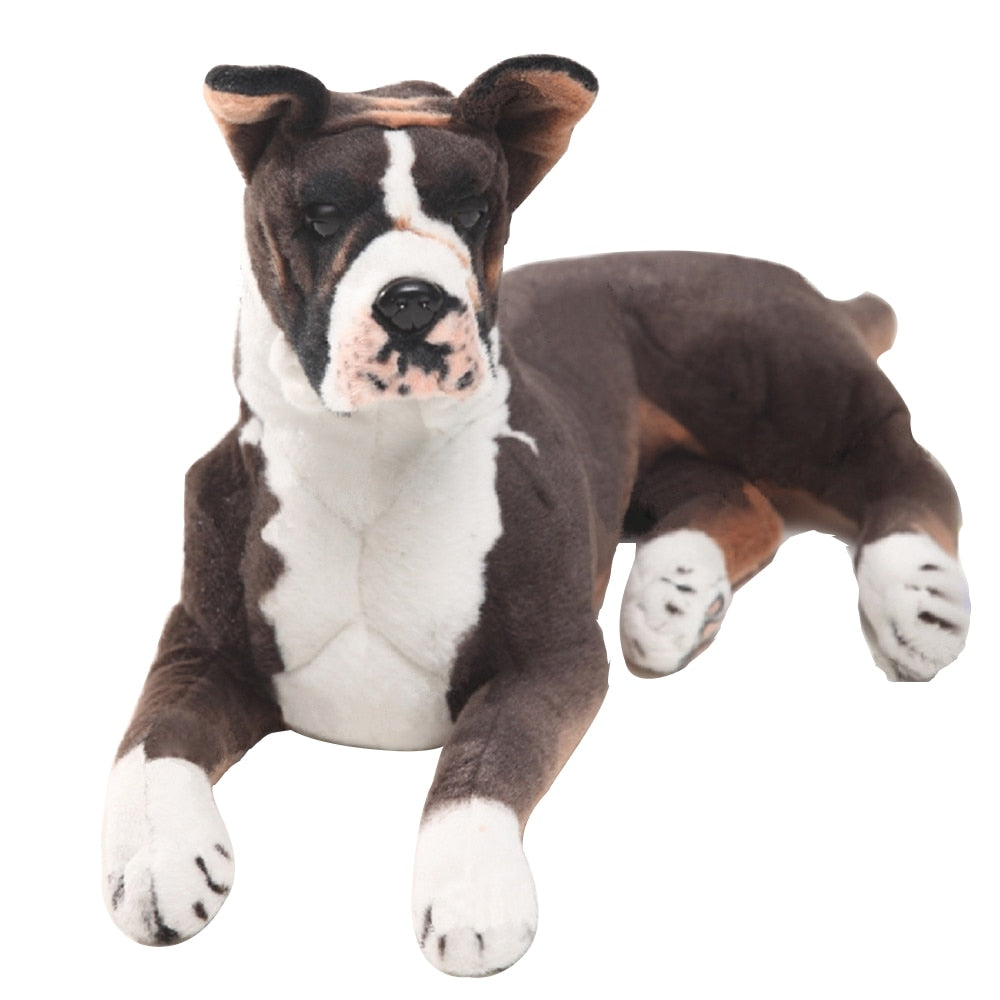 Realistic Boxer Dog Plush Stuffed Toy Realistic Boxer Dog Plush Stuffed Toy Furvenzy