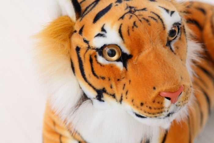 Realistic Leopard Tiger Plush Stuffed Toy Realistic Leopard Tiger Plush Stuffed Toy Furvenzy
