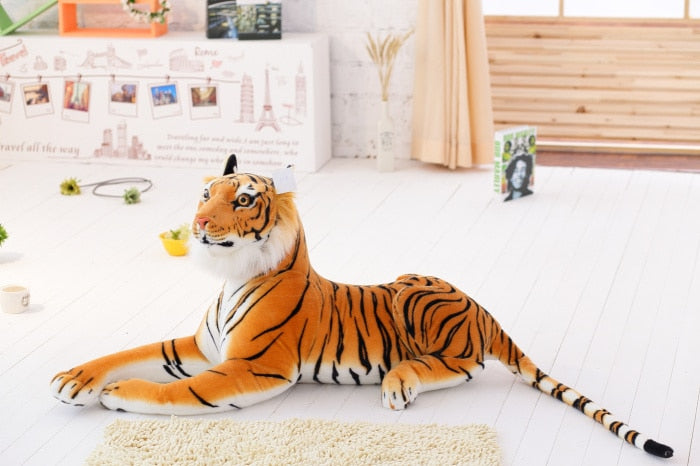 Realistic Leopard Tiger Plush Stuffed Toy Realistic Leopard Tiger Plush Stuffed Toy Furvenzy