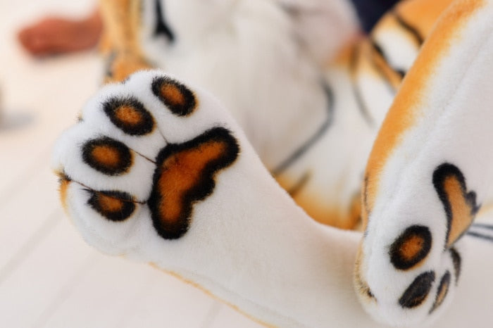 Realistic Leopard Tiger Plush Stuffed Toy Realistic Leopard Tiger Plush Stuffed Toy Furvenzy
