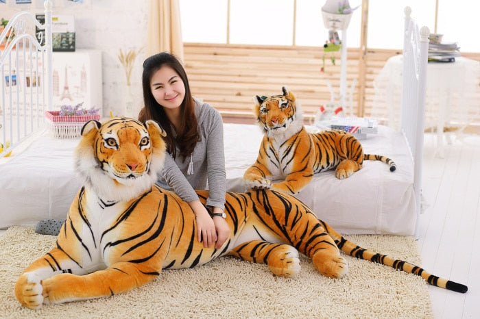 Realistic Leopard Tiger Plush Stuffed Toy Realistic Leopard Tiger Plush Stuffed Toy Furvenzy