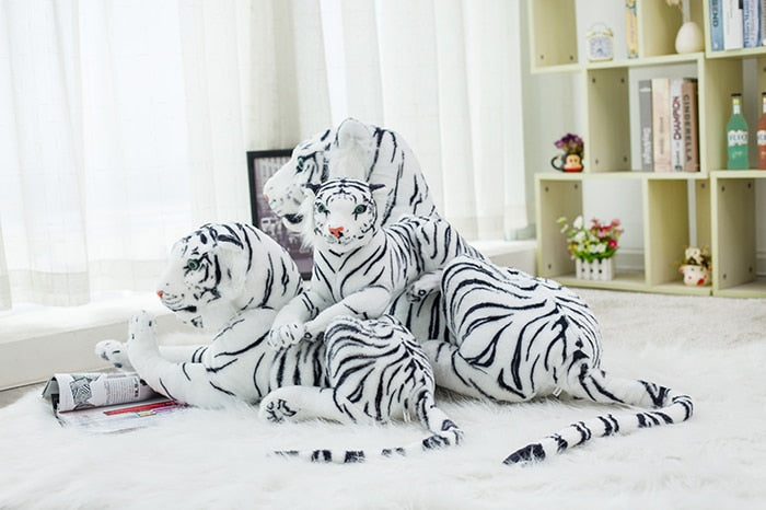 Realistic Leopard Tiger Plush Stuffed Toy Realistic Leopard Tiger Plush Stuffed Toy Furvenzy