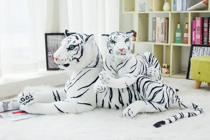 Realistic Leopard Tiger Plush Stuffed Toy Realistic Leopard Tiger Plush Stuffed Toy Furvenzy