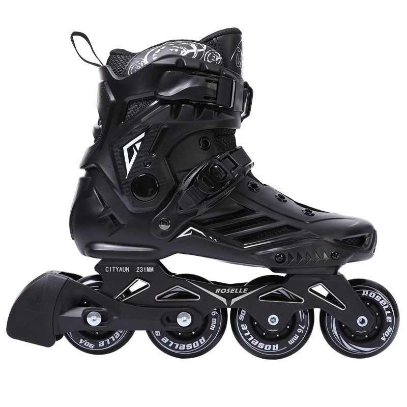 Inline Roller Skates for Men & Women Inline Roller Skates for Men & Women Furvenzy RS6-Black Men's 4.5 (Ladies 5.5)