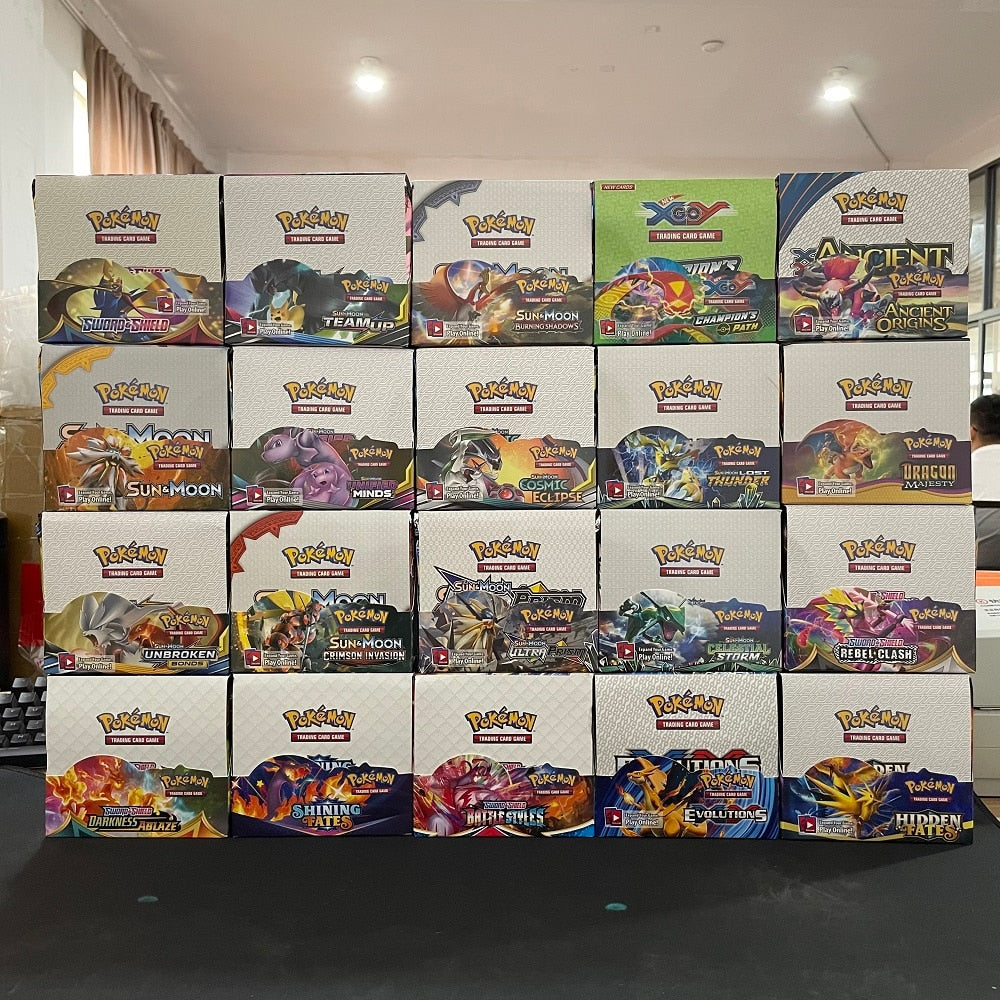 Mini Toy box Pokemon Cards 324Pcs Mini Toy box Pokemon Cards 324Pcs Furvenzy