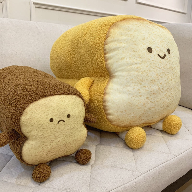 Toast Plush Stuffed Toy Pillow Toast Plush Stuffed Toy Pillow Furvenzy