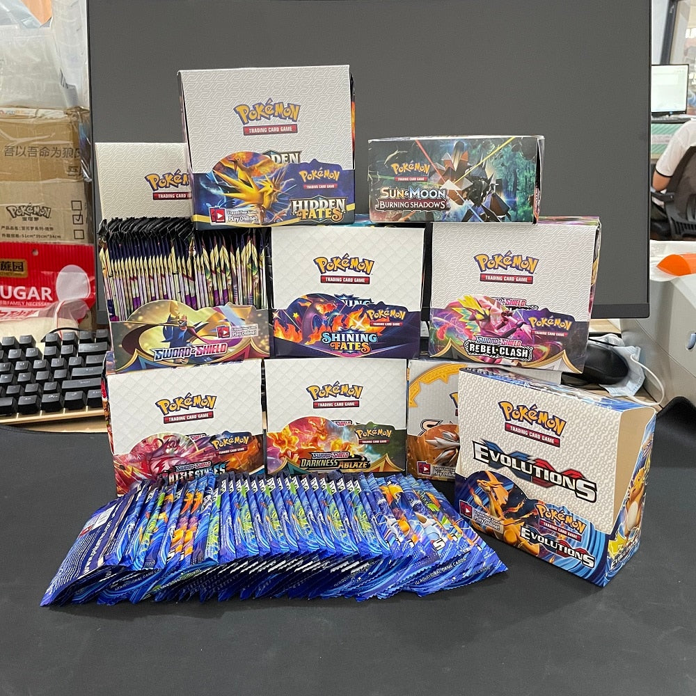 Mini Toy box Pokemon Cards 324Pcs Mini Toy box Pokemon Cards 324Pcs Furvenzy