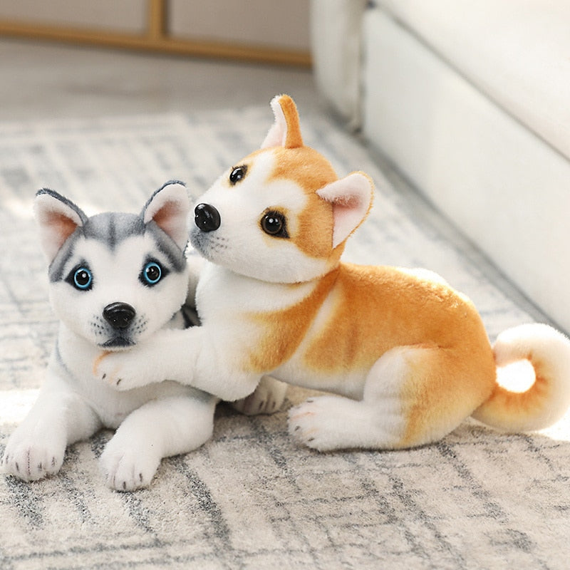 Realistic Dogs Plush Toys - Husky / Shiba Inu / Dalmatian / Pug / Migru Realistic Dogs Plush Toys - Husky / Shiba Inu / Dalmatian / Pug / Migru Furvenzy