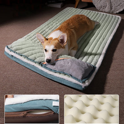 DOG BED WITH PADDED CUSHION 9