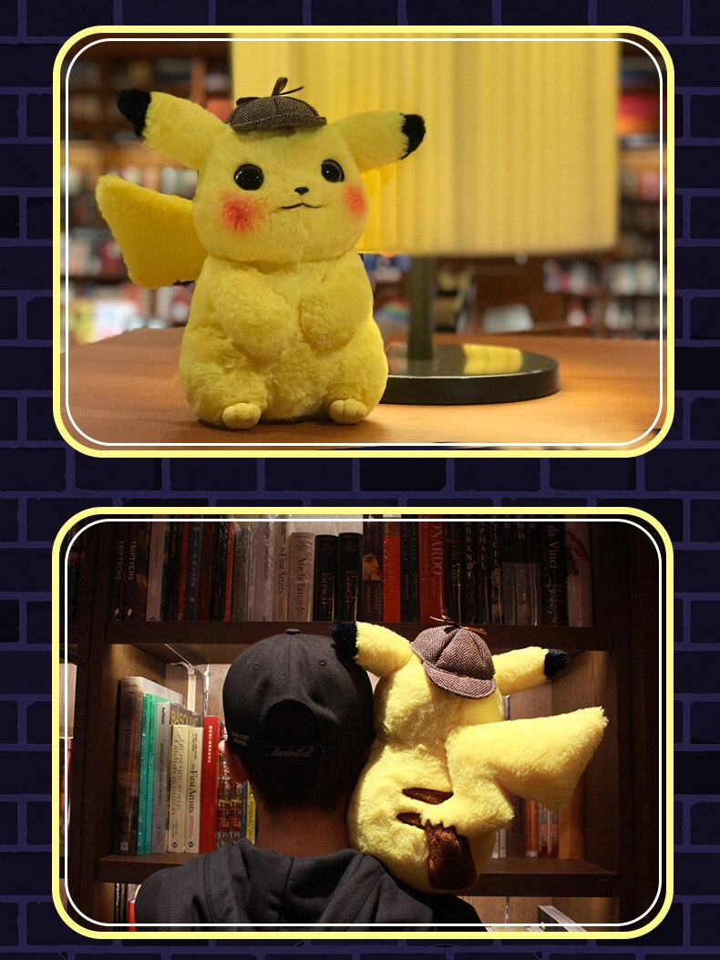 Detective Pikachu Plush Toy Detective Pikachu Plush Toy Furvenzy