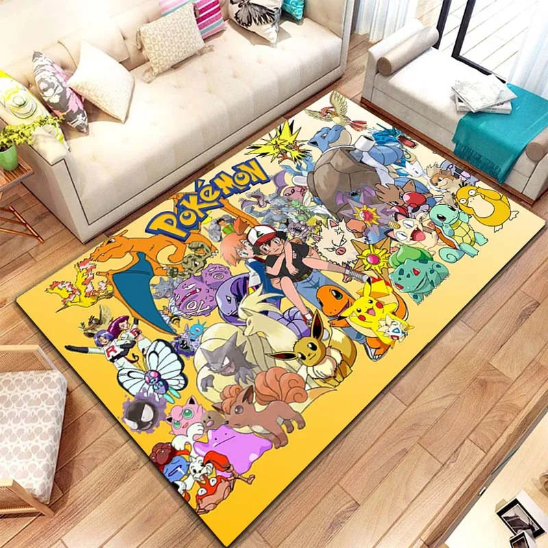 Pokemon Japanese Anime Carpet Rug Pokemon Japanese Anime Carpet Rug Furvenzy Style B 80x160cm (31x63in)