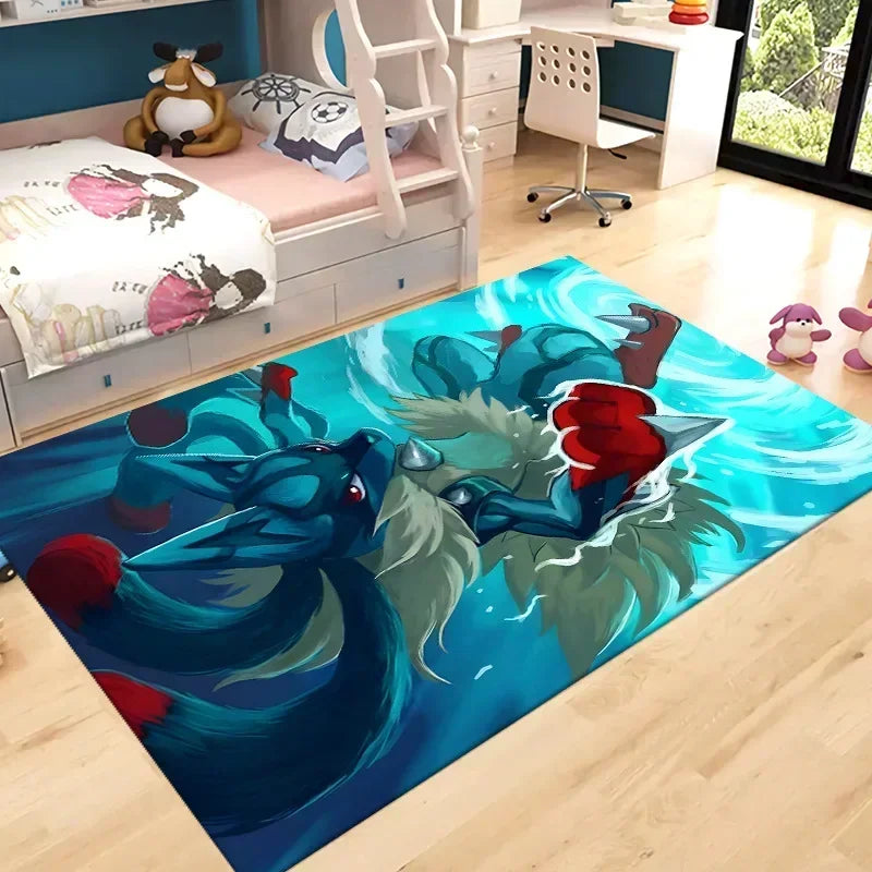 Pokemon Pikachu Children Room Rug Carpet Pokemon Pikachu Children Room Rug Carpet Furvenzy M 80X120cm