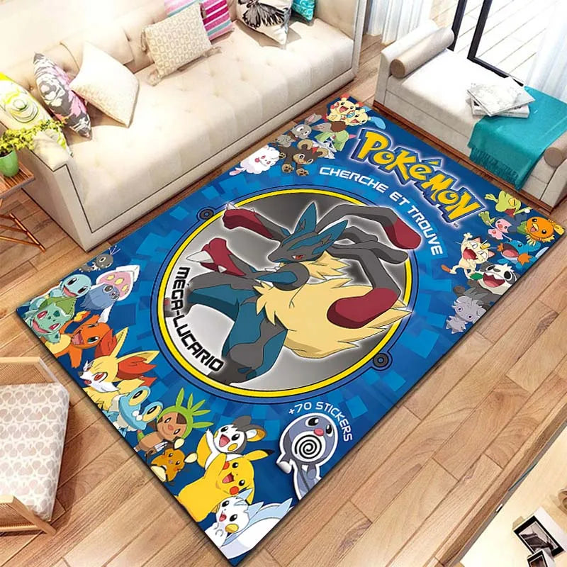 Pokemon Japanese Anime Carpet Rug Pokemon Japanese Anime Carpet Rug Furvenzy