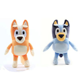 Bluey Plush Stuffed Toy & Bag Furvenzy 25cm 2 Pcs