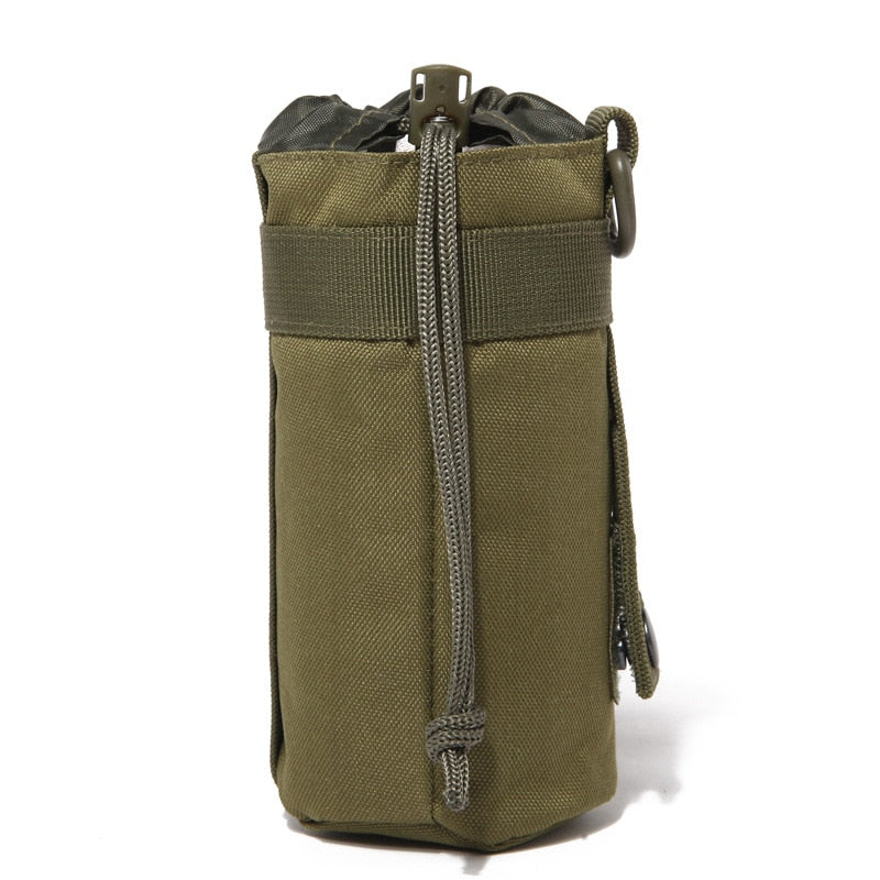 Water Bottle Carrier - Tactical Water Bottle Carrier - Tactical Furvenzy Green with strap