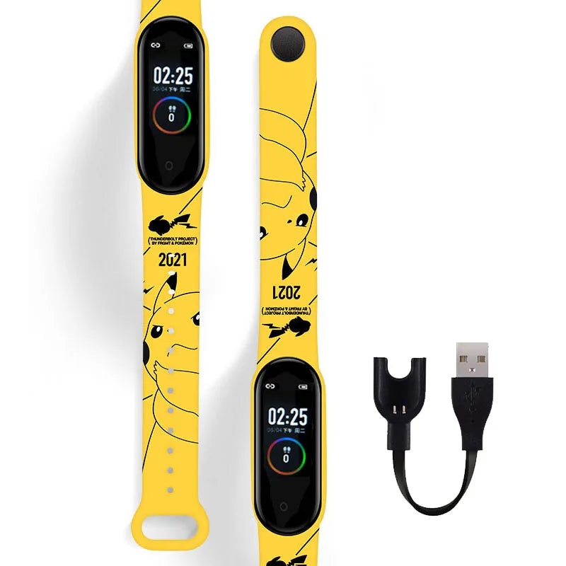 Pokemon Smart Digital Rechargeable Watch Pokemon Smart Digital Rechargeable Watch Furvenzy Yellow B