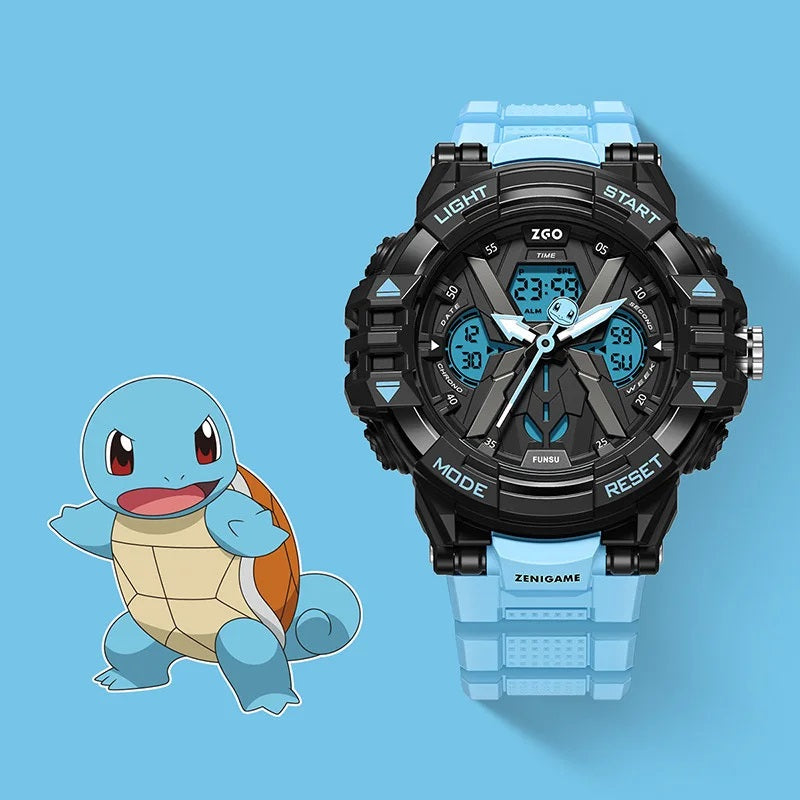 Pokemon Squirtle Electronic Mechanical Watch Pokemon Squirtle Electronic Mechanical Watch Furvenzy
