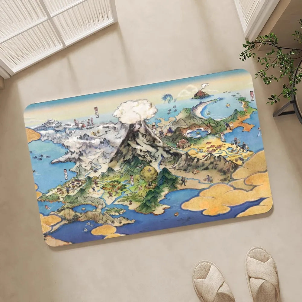 Pokemon Anti-Slip Doormat Living Room Rug Pokemon Anti-Slip Doormat Living Room Rug Furvenzy 6 40X60cm