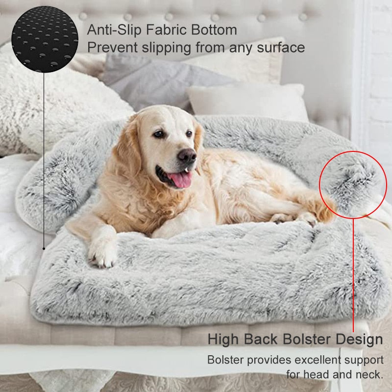 Large Dog Bed Plush Pet Blanket Large Dog Bed Plush Pet Blanket Furvenzy
