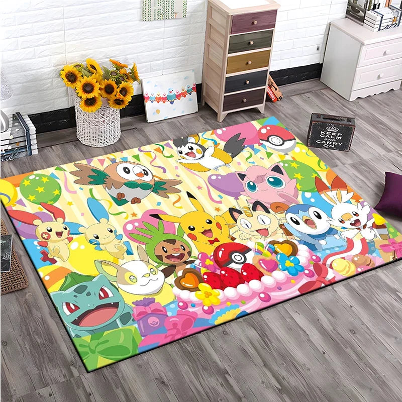 Pokemon Pikachu Full Character Rug Carpet Pokemon Pikachu Full Character Rug Carpet Furvenzy Style C 80x120cm (31x47in)