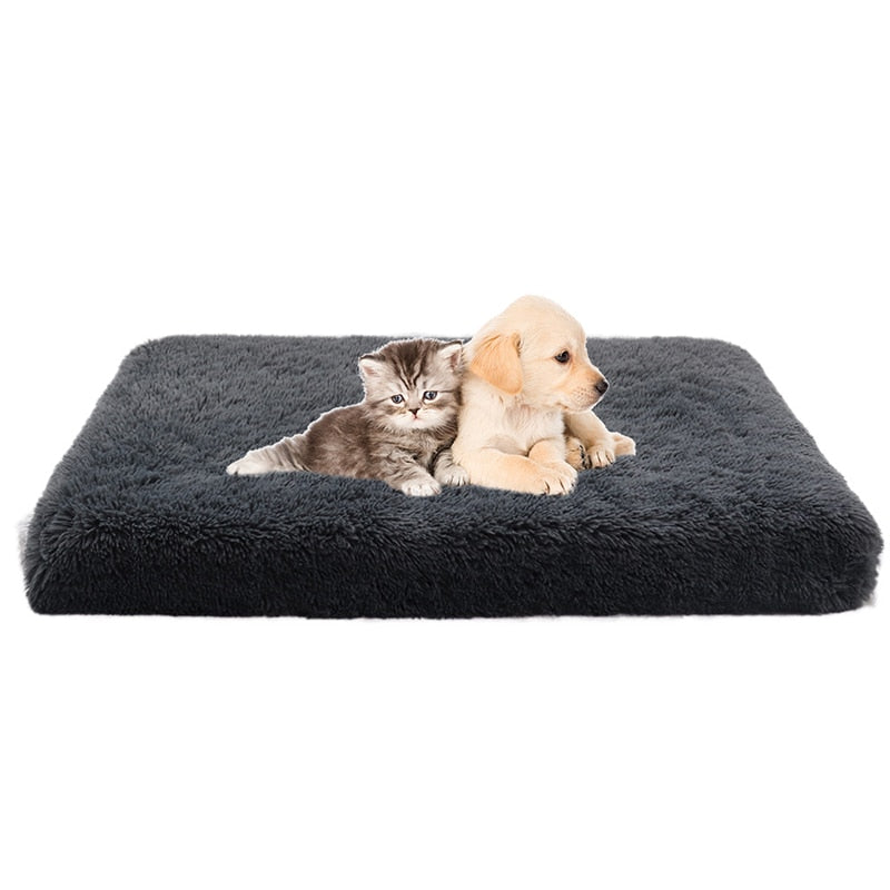 Calming Dog & Cat Plush Bed Calming Dog & Cat Plush Bed Furvenzy black 40cmX30cmX5cm