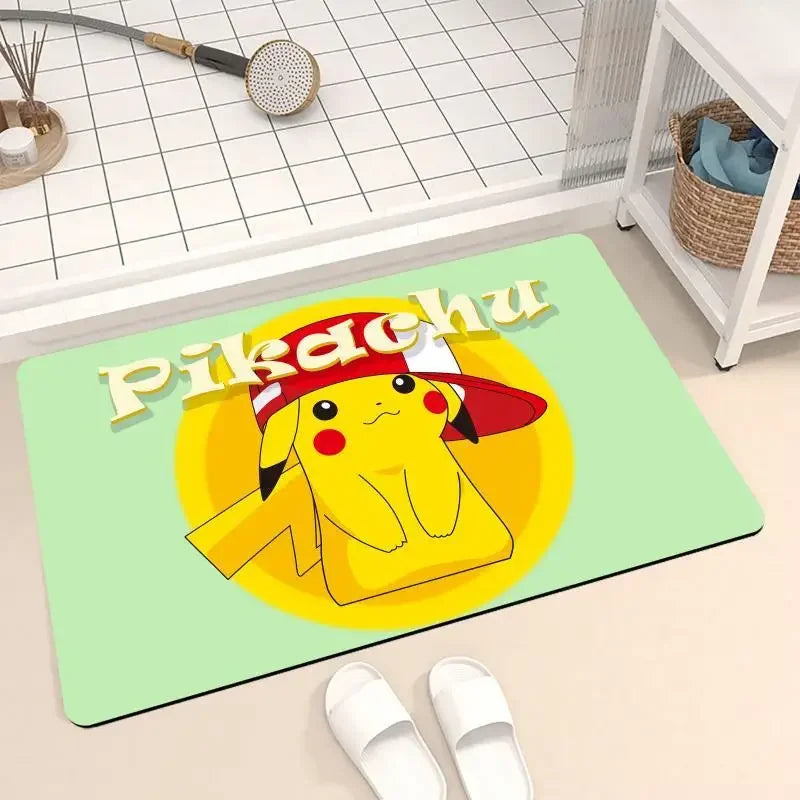 Pokemon Pikachu Bathroom Floor Mat Pokemon Pikachu Bathroom Floor Mat Furvenzy 9 50x80cm