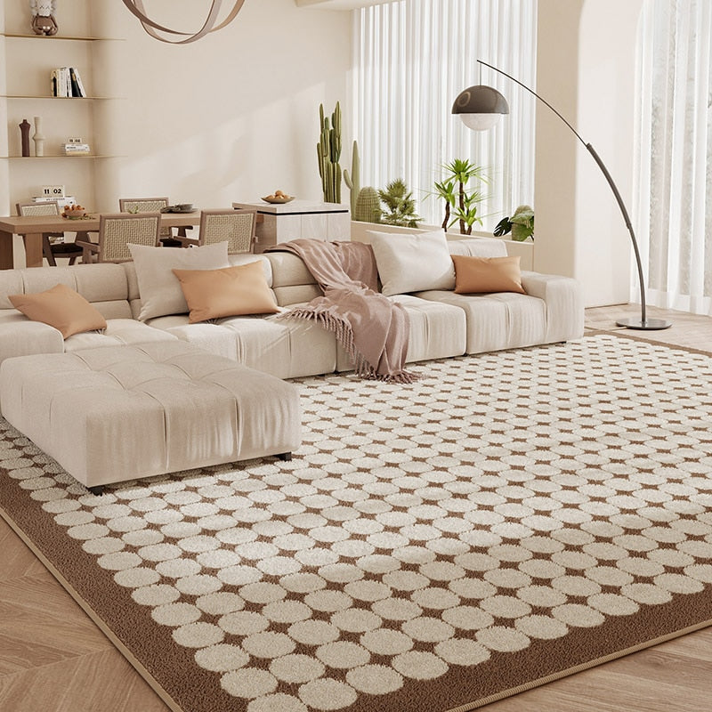Checkered Rug Retro Checkerboard Carpet Checkered Rug Retro Checkerboard Carpet Furvenzy A 55x150cm