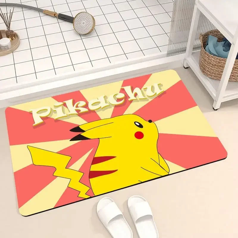 Pokemon Pikachu Bathroom Floor Mat Pokemon Pikachu Bathroom Floor Mat Furvenzy 5 50x80cm