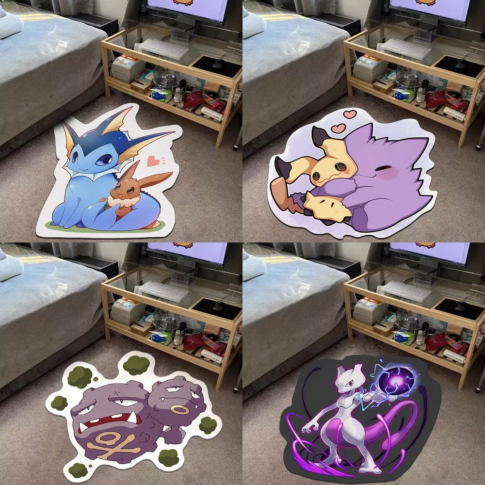 Pokemon Carpet Anime Bedside Floor Rug Pokemon Carpet Anime Bedside Floor Rug Furvenzy