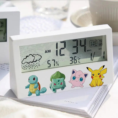 pokemon pikachu electronic table clock 7