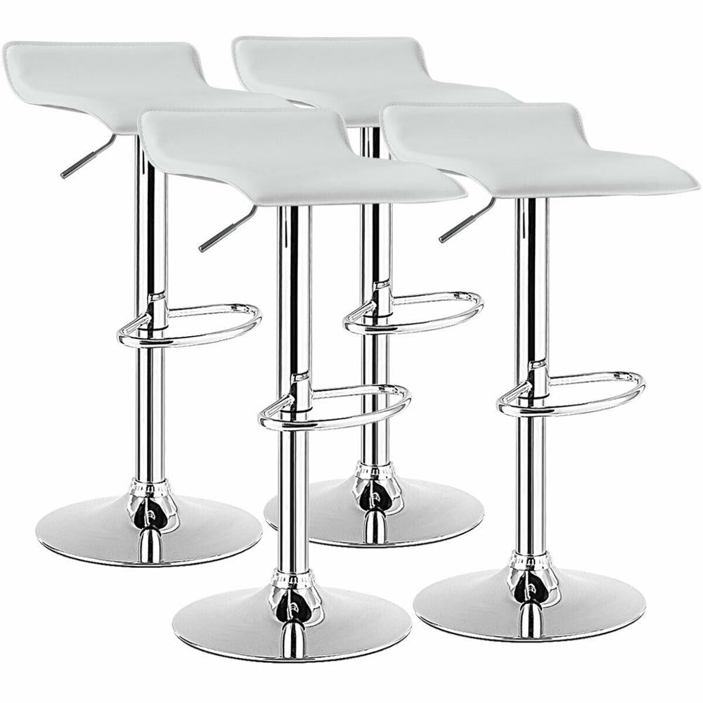 Swivel Bar Stool Kitchen Counter Chair Swivel Bar Stool Kitchen Counter Chair Furvenzy United States White