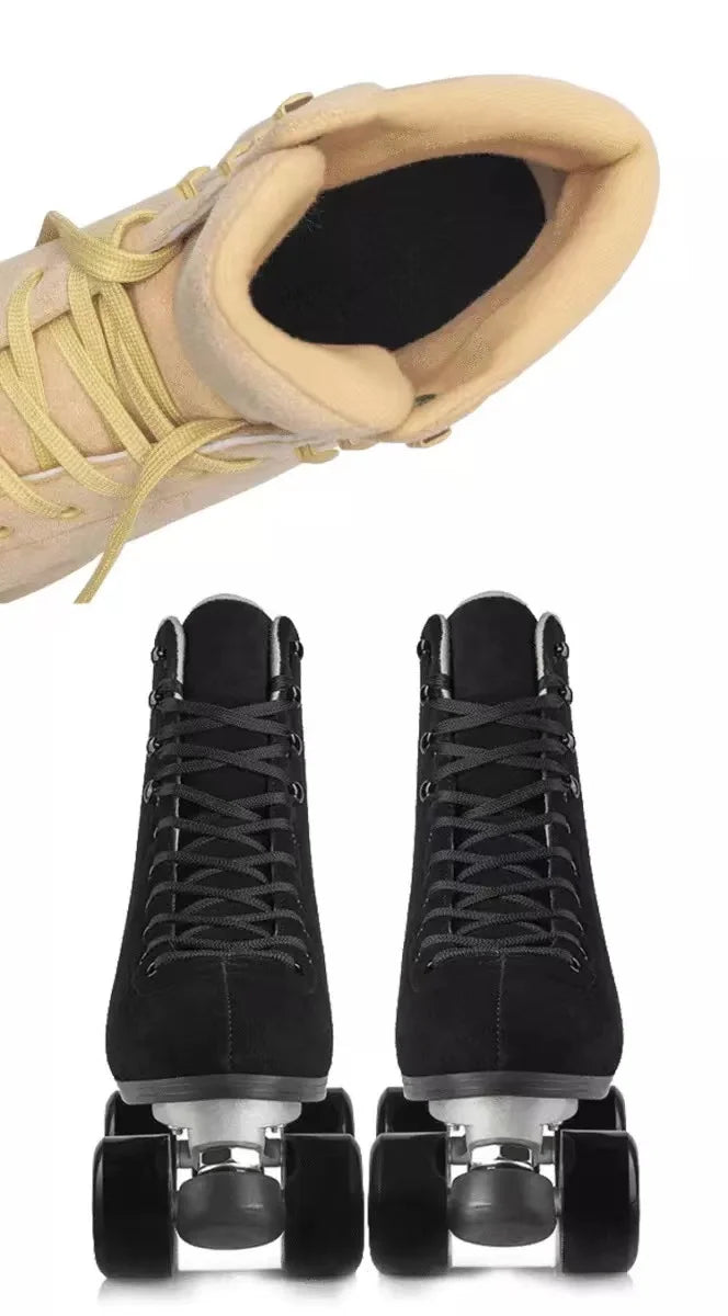 Roller Skates Leather Shoes for Men & Women Roller Skates Leather Shoes for Men & Women Furvenzy