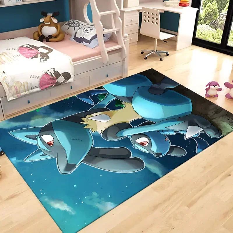 Pokemon Pikachu Children Room Rug Carpet Pokemon Pikachu Children Room Rug Carpet Furvenzy F 80X120cm