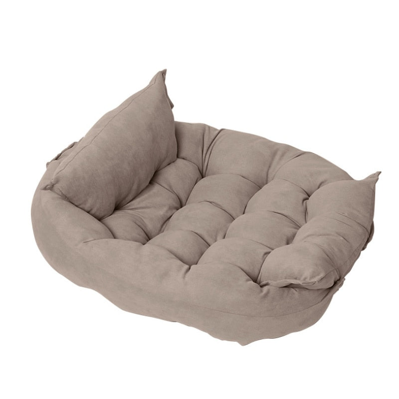 Luxury Sofa Dog Bed Luxury Sofa Dog Bed Furvenzy Khaki Brown S