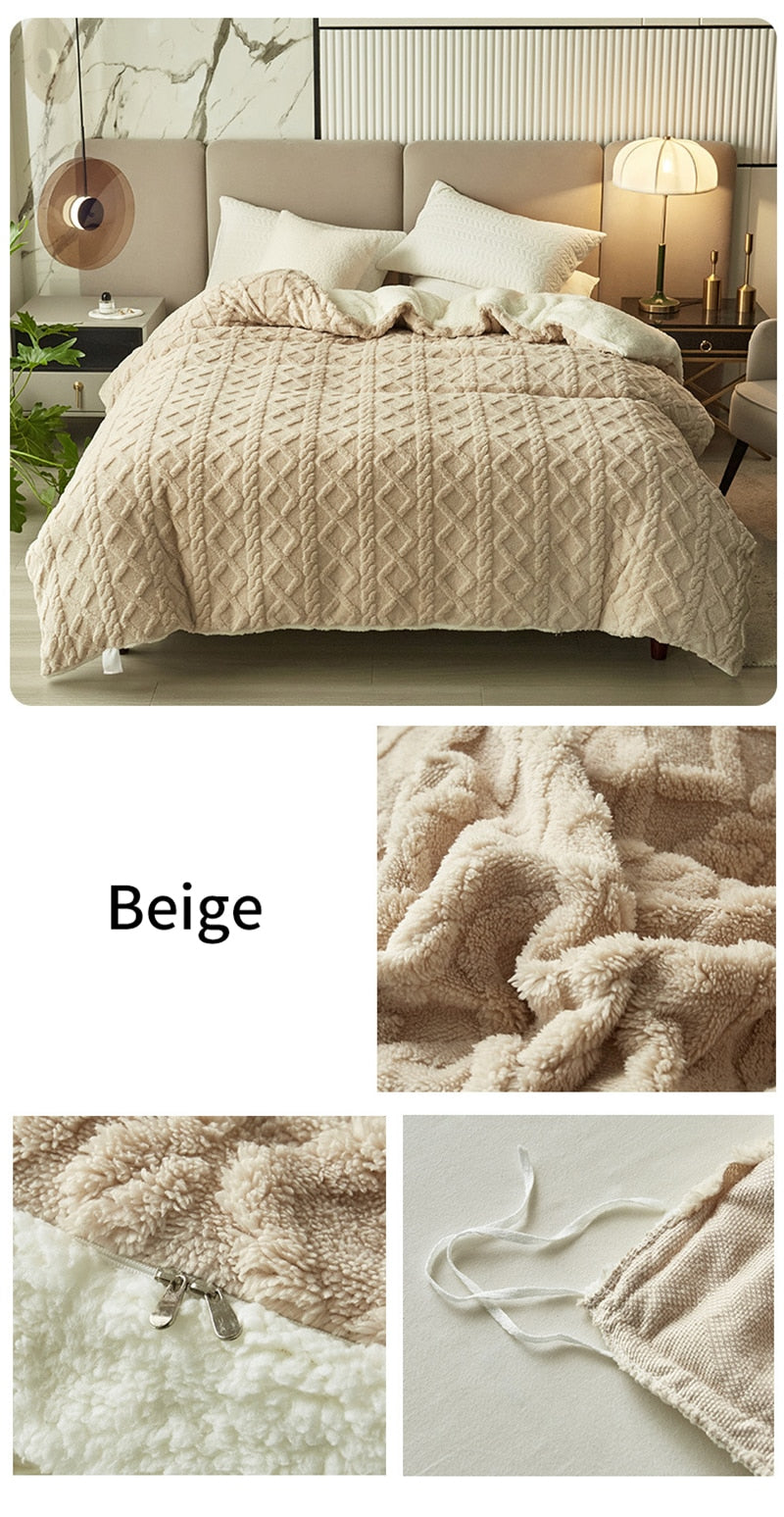 Throw Blanket - Thickened Flannel Fleece Throw Blanket - Thickened Flannel Fleece Furvenzy