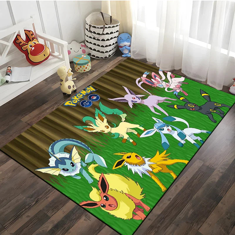 Pokemon Pikachu Full Character Rug Carpet Pokemon Pikachu Full Character Rug Carpet Furvenzy